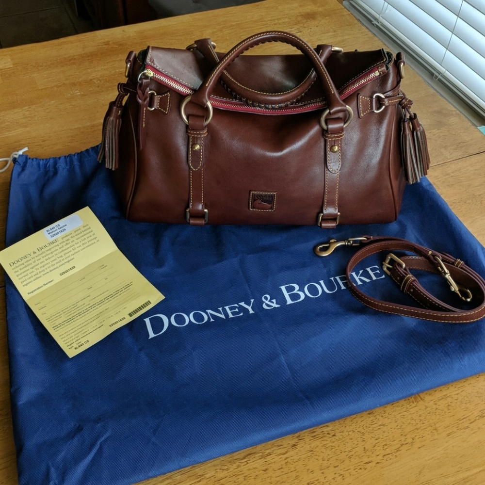 Medium Dooney & Bourke Florentine Vachetta Satchel